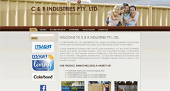 Desktop Screenshot of candrindustries.com.au